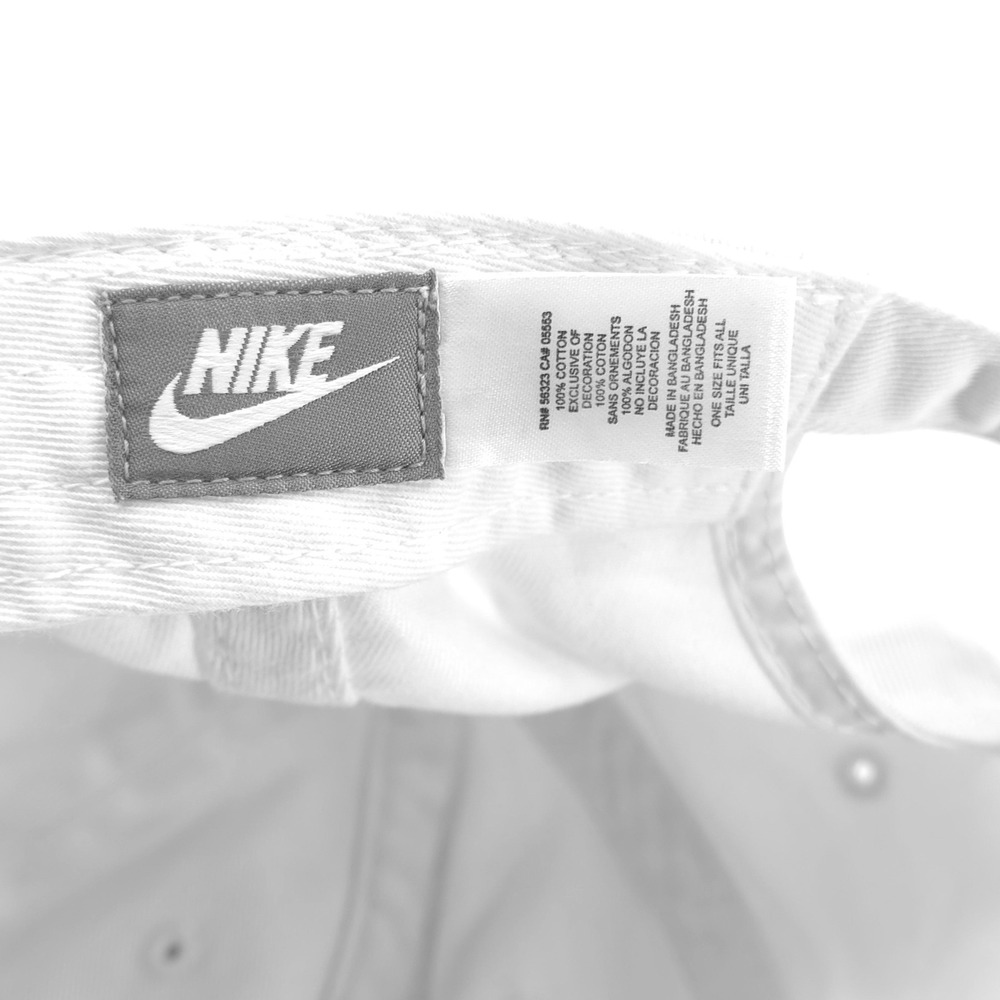 Nike Hat Cap Mens Strap Back White Swoosh Sportswear Casual - Picture 9 of 12